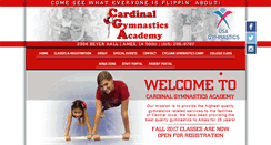 Desktop Screenshot of cardinalgymnasticsacademy.com